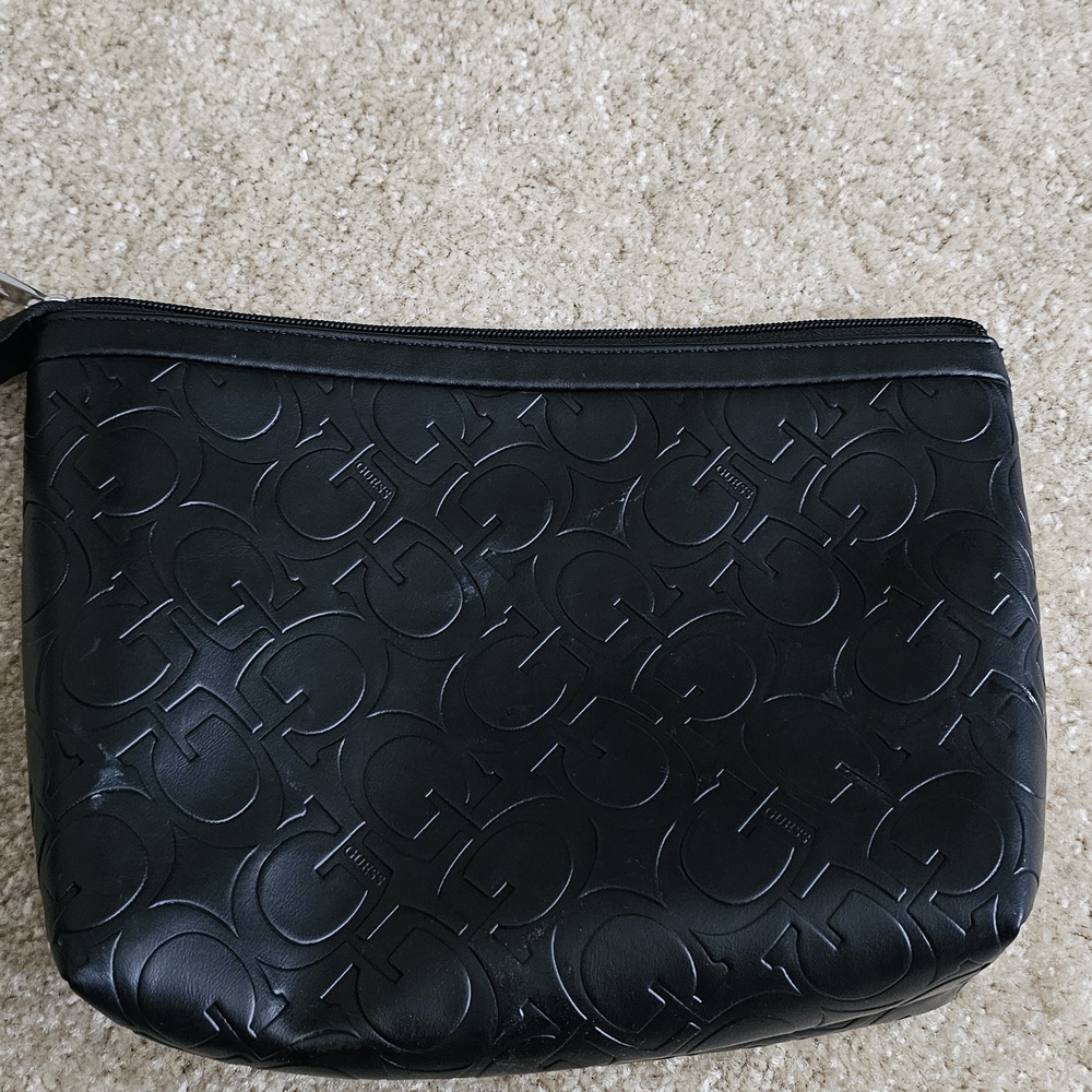 GUESS Black Embossed Pouch - Picture 4 of 4